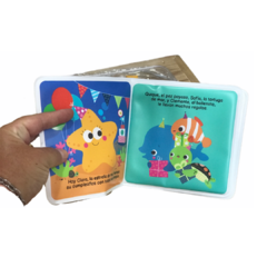 Imagen de Libro de hule para el agua + Muñequito para bañera