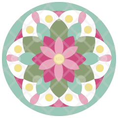 ALFOMBRA DELHI | TELA ESTAMPADA PARA BORDAR - comprar online