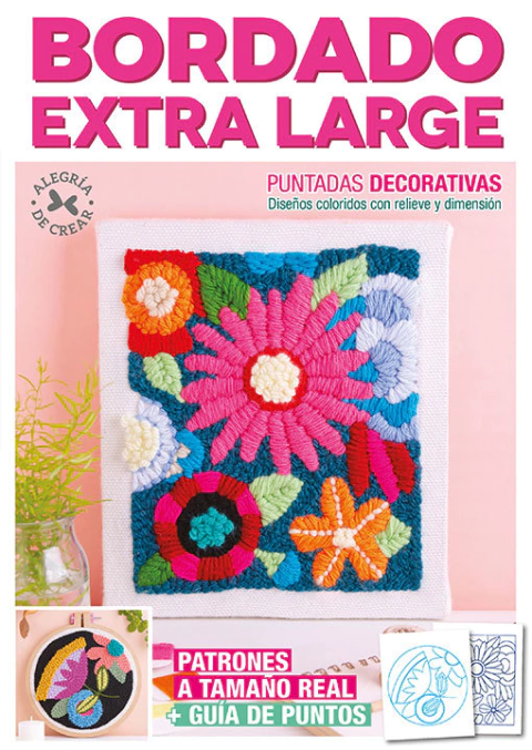 REVISTA BORDADO EXTRA LARGE 6 - PUNTADAS DECORATIVAS