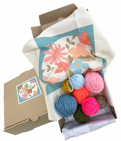 KIT DE BORDADO PRIMAVERA | 30x30 CM - tienda online