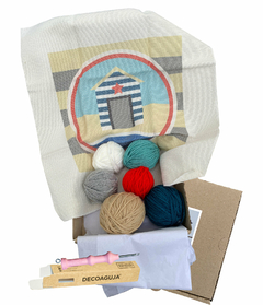 KIT DE BORDADO PINAMAR | 30x30 CM - Mercado de Haciendo