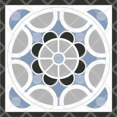 TELA ESTAMPADA PARA BORDAR | DISEÑO MANDALA A COLOR | FORMATO 30x30 CM - comprar online