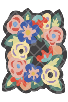 ALFOMBRA DISEÑO MARINA | FORMATO 75x85 CM