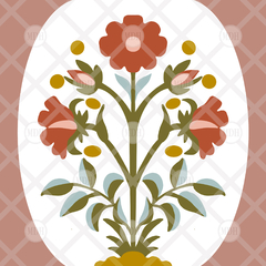 TELA ESTAMPADA PARA BORDAR DISEÑO POLONIA | FORMATO 40x40 - comprar online