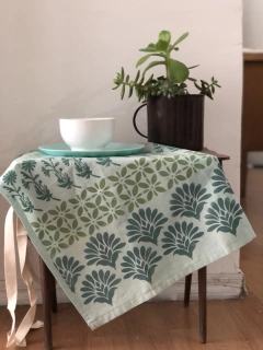 Mantel estampado con sello modelo 19 Mercado de Haciendo