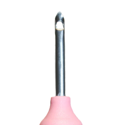 Decoaguja XL Mercado de Haciendo. Detalle del cuerpo de la aguja. Aguja mágica XL