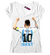 Remera Lionel Messi 10 Diez Espalda The Best Argentina 9 on internet