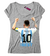 Remera Lionel Messi 10 Diez Espalda The Best Argentina 9 - online store