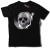 Remera GIRADISCO VINILO DJ DEEJAY CALAVERA SKULL T129