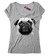 Remera Perro Pug Chino CA24 - tienda online