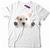 Remera Perro West Highland White Terrier Cachorro CA26 - Digital Stamp Tienda de Remeras Dtg print