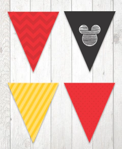 Kit digital + Convite virtual - Festa Mickey na internet