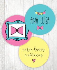 Kit digital + Convite virtual - Festa Laços de Amor - www.joyinthebox.com.br