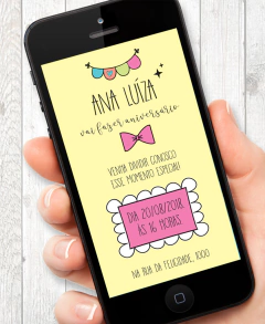 Kit digital + Convite virtual - Festa Laços de Amor - comprar online