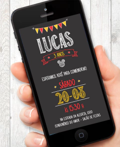 Kit digital + Convite virtual - Festa Mickey na internet