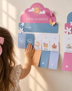 Kit Digital - Rotina infantil + Pote de estrelas