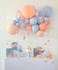 Kit digital - Festa Fundo do Mar (Mini table)