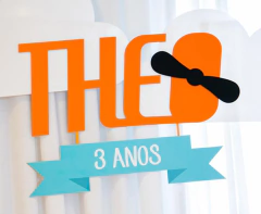 Kit digital + Convite virtual - Festa Avião - www.joyinthebox.com.br