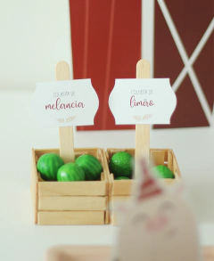 Imagem do Kit digital - Festa Fazendinha Mini table (Completo)