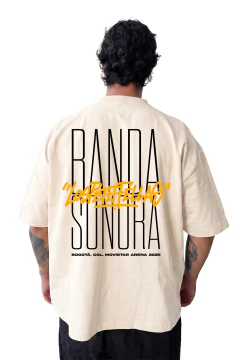 BANDA SONORA TSHIRT CREMA - Guapea