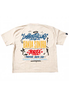 LOSPETITFELLAS MOVISTAR ARENA TSHIRT CREMA - Guapea