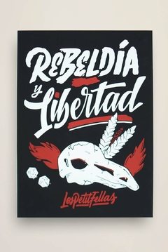 REBELDÍA Y LIBERTAD SERIGRAFÍA