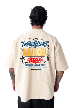 LOSPETITFELLAS MOVISTAR ARENA TSHIRT CREMA - comprar online