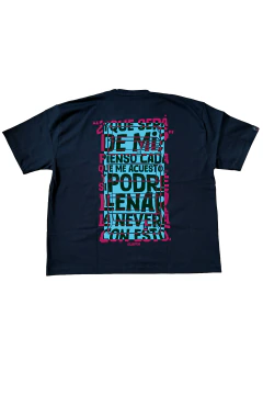 ¿Y QUÉ SERÁ DE MI? T-SHIRT NEGRA - Guapea
