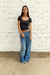 Top Violeta Long Black - comprar online