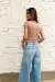Top Violeta Long Avellana - comprar online