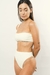 Top Bikini Nina textura crema en internet