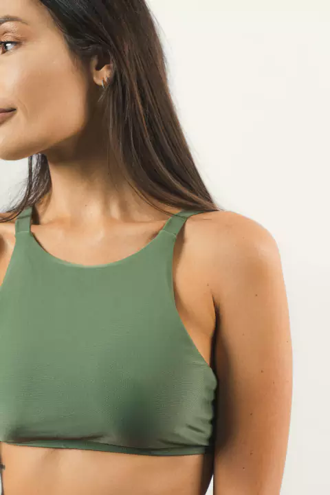 Top Bikini Leni militar - comprar online