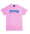 Remeras Thrasher ROSA/CELESTE