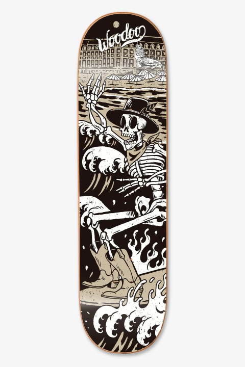 Tabla de skate Woodoo "HANGTEN"-W2 8.25" Maple - comprar online