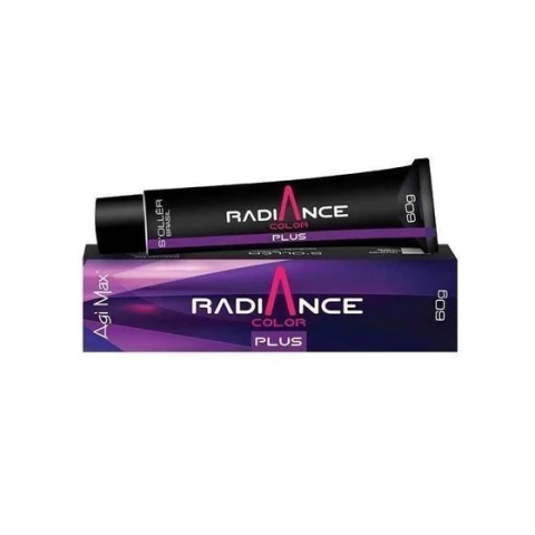 Tinta para cabelo Radiance 5/0 na embalagem com tubo e caixa, cor castanho claro.