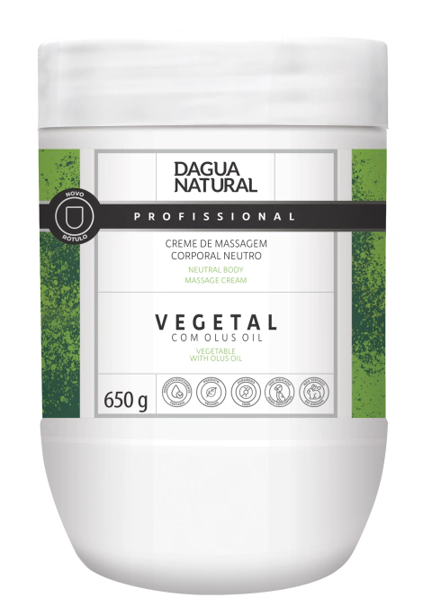 Creme de Massagem Neutro Vegetal 650g - comprar online