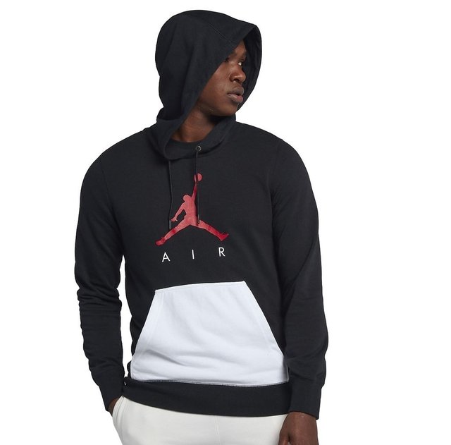 Air Jordan Lightweight Hoodie Black/White - L thumbnail 2