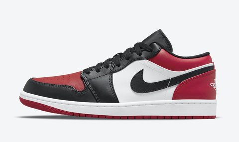 Air Jordan 1 Low Bred Toe - Men's