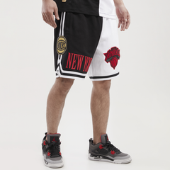 Pro Standard New York Knicks Split Drop Knit Shorts en internet