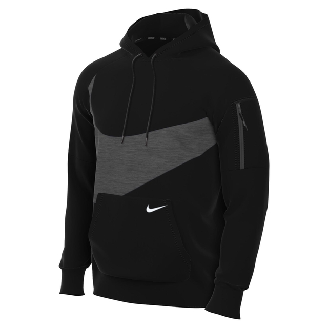 Nike Therma Swoosh Pullover Hoodie 'Black Charcoal' - S thumbnail 2