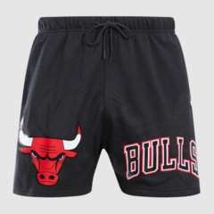 Pro Standard Chicago Bulls Black Mesh Capsule Shorts