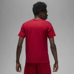 Jordan Air Men's Stretch T-Shirt Red - LoDeJim