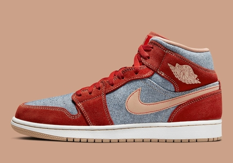 Air Jordan 1 Mid “Denim” Levi’s Collaboration
