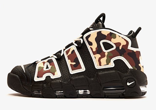 Nike More Uptempo '96 "Black Camo" thumbnail 2