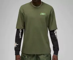 Nike Jordan Flight MVP Long Sleeve - Olive