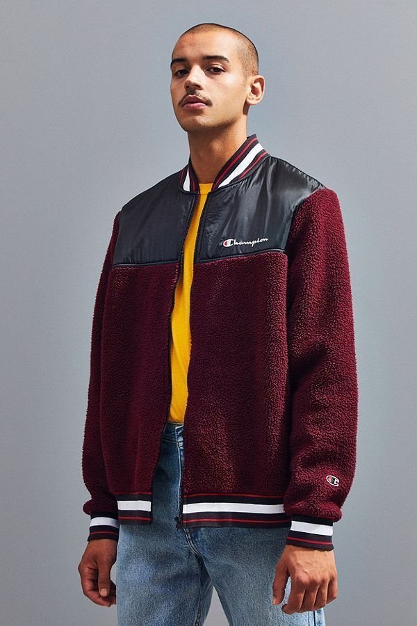 Sherpa Baseball Jacket By Champion 'Mora' thumbnail 2