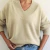Sweater Gran escote V en Lambswool. - comprar online
