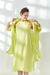 Camisola Larga en puro Lino color Lima. Talle U. - comprar online