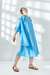 Camisola Larga en puro Lino color Turquesa. Talle U. - into the mood