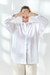 Camisa amplia en Poplin liviano color Blanco. - comprar online
